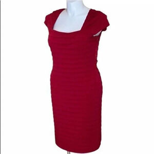 Monsoon wine red dress